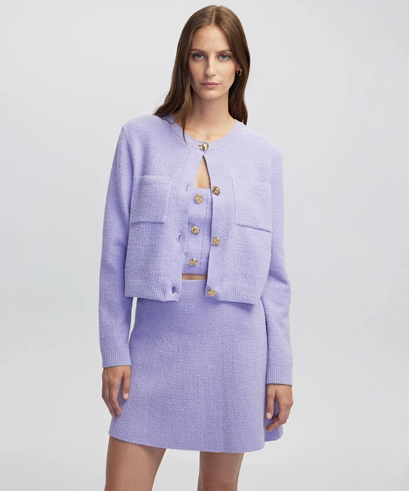 ابيكول Textured Knit Jacket